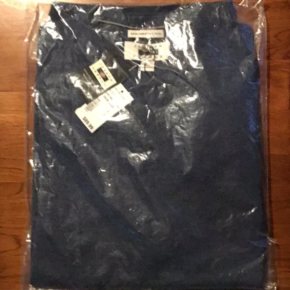 Joseph Abboud slate blue merino wool sweater. NWT - Picture 3 of 3